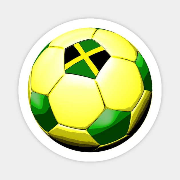 Jamaica Soccer Magnet by asaiphoto